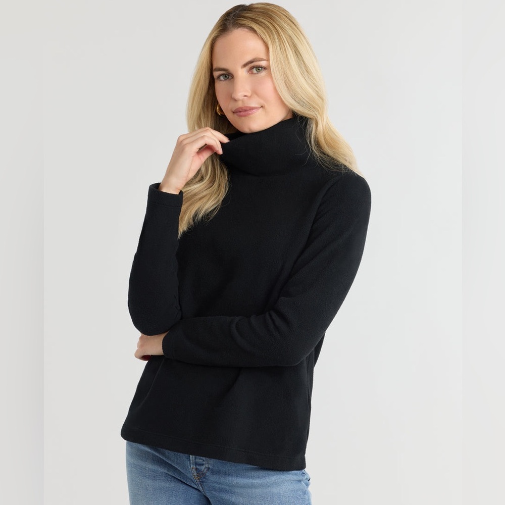 Dudley Stephen’s Black Greenpoint Boatneck Vello Fleece XS Pullover Tuckernuck